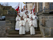 Feier der 1. Heiligen Kommunion in Sankt Crescentius (Foto: Karl-Franz Thiede)